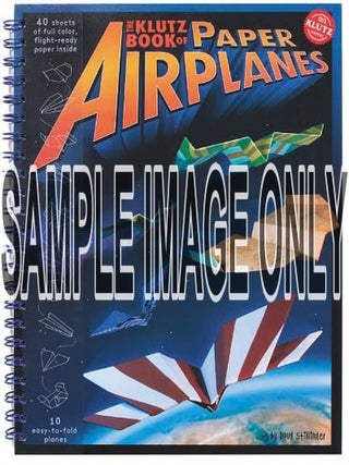 Item #IB12_NP1 Paper Airplanes Book Kit
